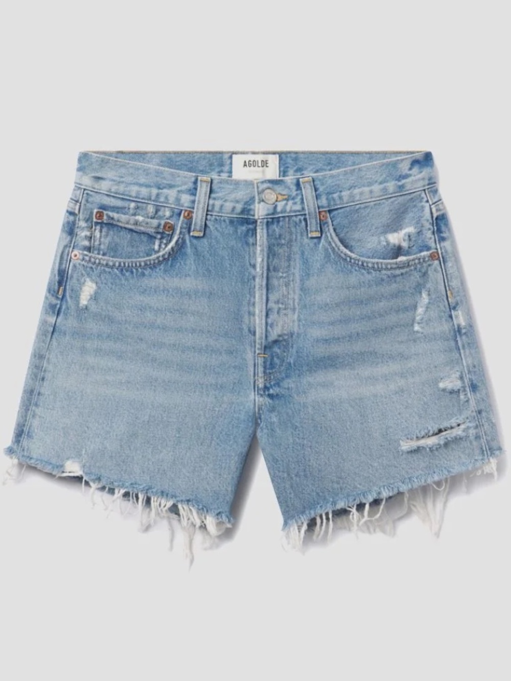 Agolde_90'S Mid Rise Loose Short w/ side slits, 28